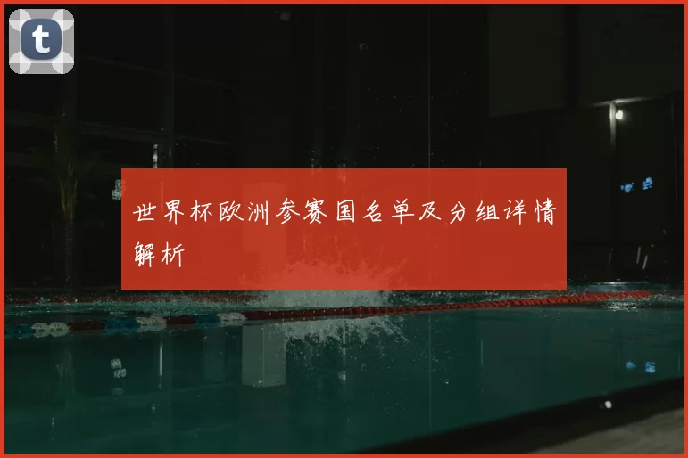 世界杯欧洲参赛国名单及分组详情解析