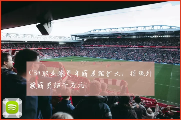 CBA职业球员年薪差距扩大，顶级外援薪资超千万元